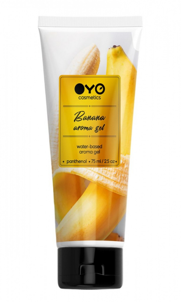 Гель на водной основе "Oyo Banana" с ароматом и вкусом банана, 75ml 